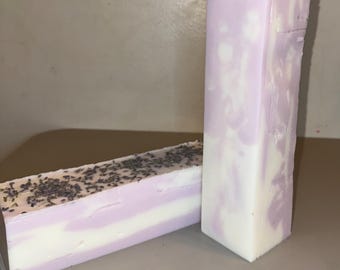 Jabón de girasol, lavanda y manzanilla / Jabón natural relajante para pieles sensibles / Barra de aceites esenciales calmantes / Favorece el sueño y alivia el estrés