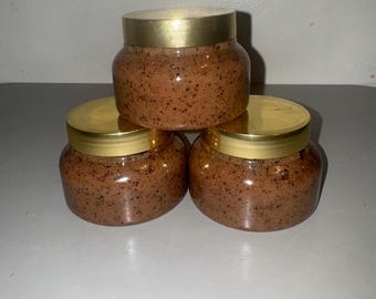 Gommage au sucre vanille et citrouille • Gommage exfoliant au café • Parfum d'automne • Gommage pour le corps moussant fait main