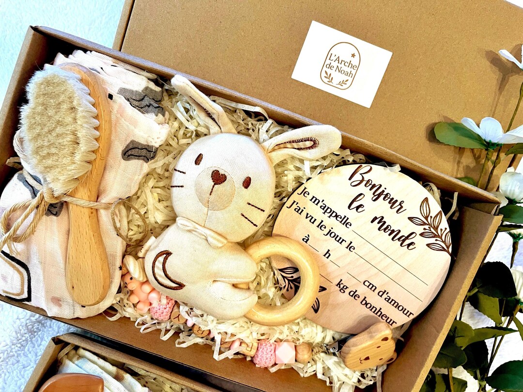 Baby Gift Box • Wooden Birth Box • Original Newborn Gift, Baby Shower ...