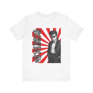 1970's Japanese Bad Boy Tee with "Nice to meet you", Casual Streetwear for, Gifts for Birthdays, Everyday Wear, Thoughtful Present