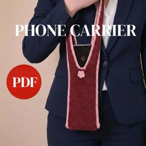 Handytasche Häkelanleitung, Handytasche häkeln PDF, Amigurumi Crossbody Handytasche, Handytasche häkeln, Minimalistische Handytasche