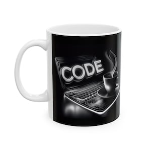 Code. Coffee. Repeat. Mug | Programmer Coffee Cup