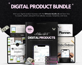 Passive Income Guide | Digital Product Ebook | How To Create and Sell Digital Products | Get Rich Off Digital Products | PLR templates