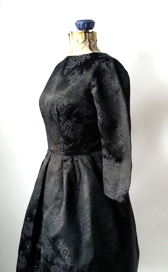 1950s Dress, Vintage Dress, Black Vintage Dress, … - image 3