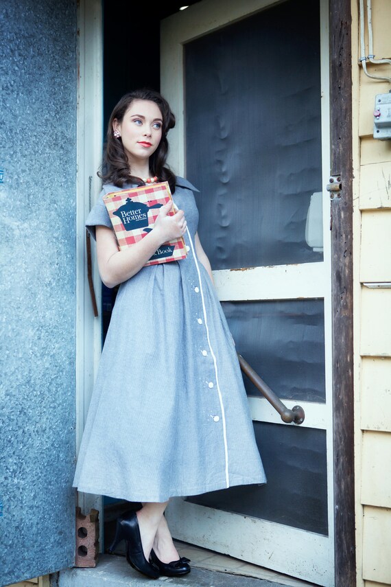 Grey 50s dress sale