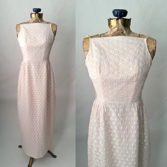 Vintage Dress, 1950s Dress, 50s Pink Dress, Vintag