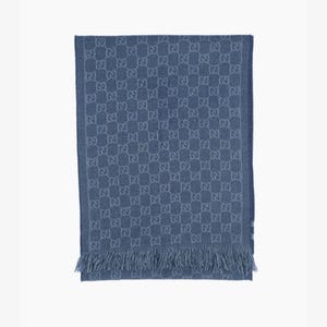 Vintage Gucci Blue Scarf - Etsy