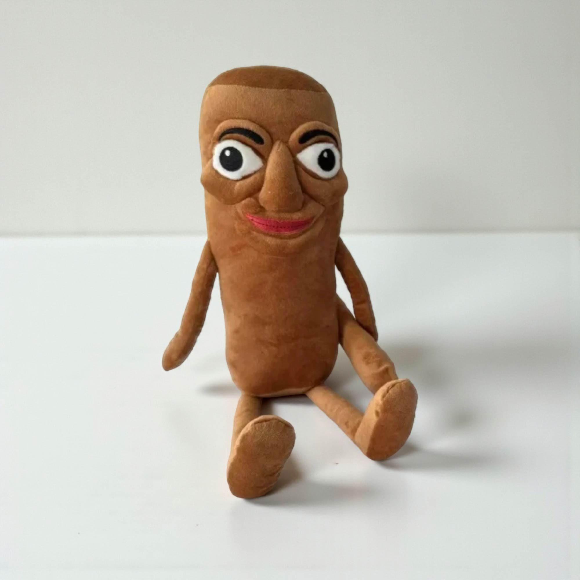 Peluche Tung Tung Tung Sahur - Figurine Italienne Humoristique, Peluche Douce, Cadeau Décalé