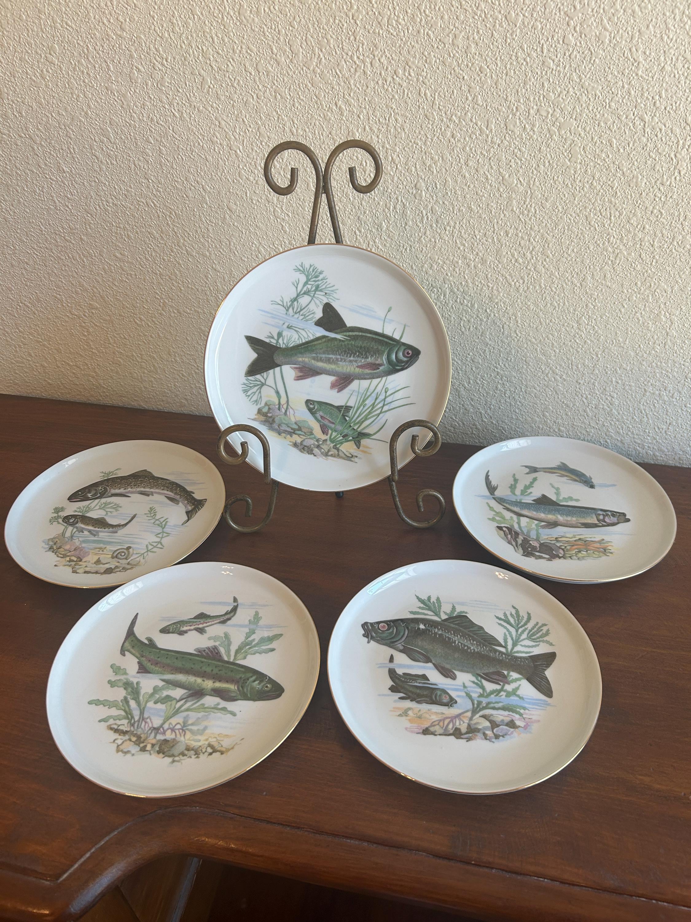 Vintage Fish Plate German - Etsy