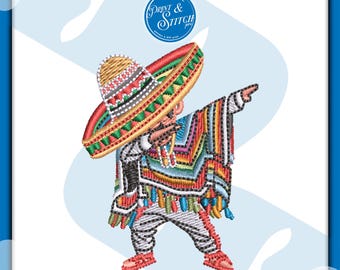Diseño de bordado de personaje de dibujos animados / Archivo de puntada de mascota / Descarga digital