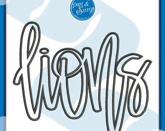 Diseño de bordado de león 3D / Archivo de bordado a máquina con logotipo llamativo / Descarga digital instantánea