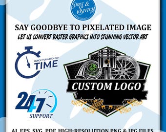 Conversión profesional de vectores: logotipos e imágenes a SVG, AI, EPS, PDF y PNG