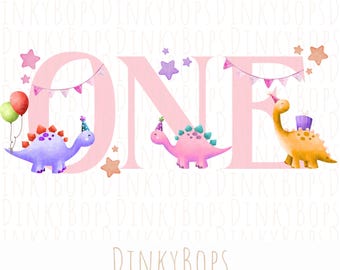 Dinosaur Birthday PNG, Cute Dino Clipart for Kids, Digital Download, T-Rex Party Design, Sublimation PNG for Birthday Celebrations