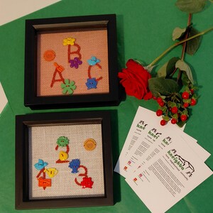 ABC & 123 Boxramar - Presentset med 2 delar