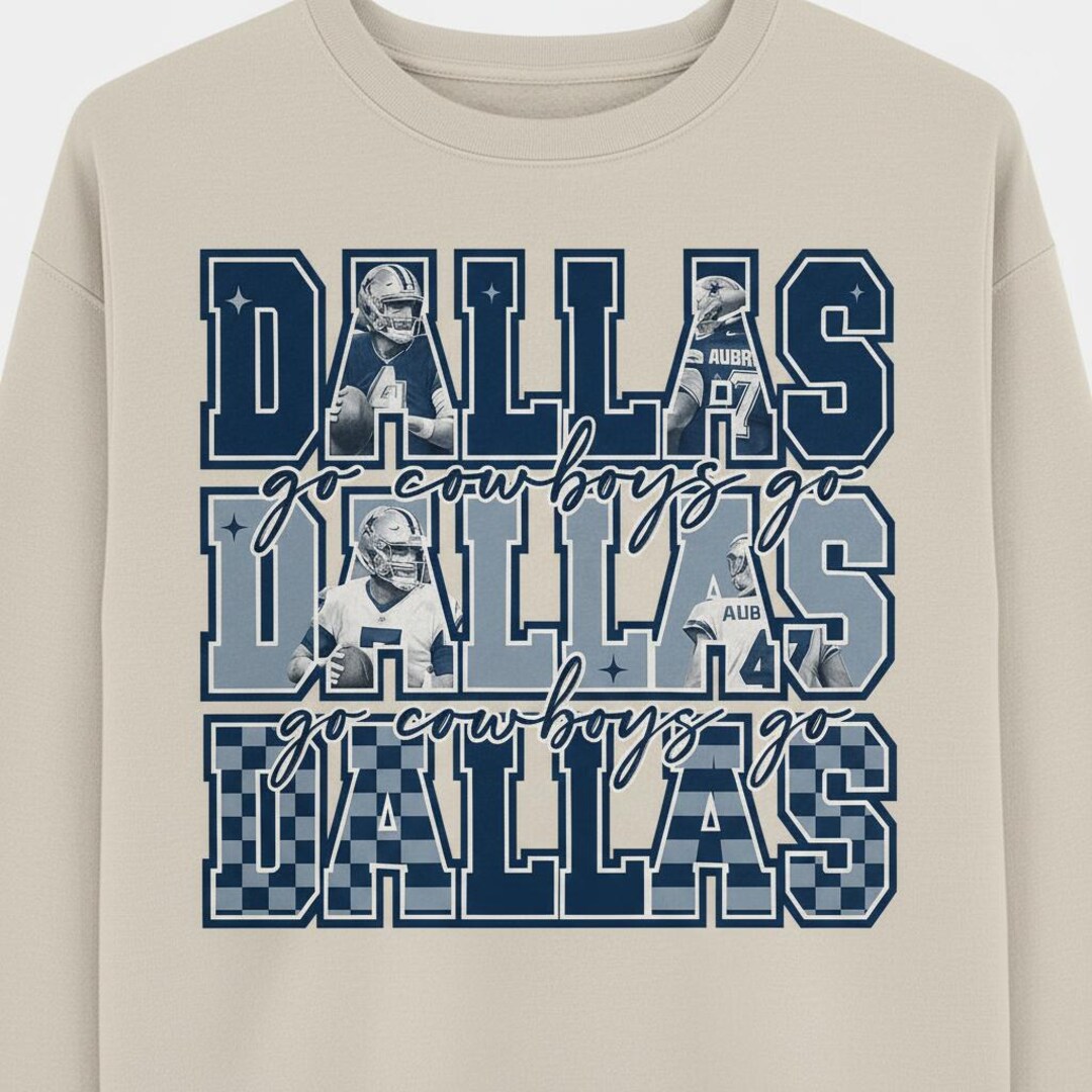 Dallas Football Png, Retro Game Day Shirt Design, Red Blue Checkered ...
