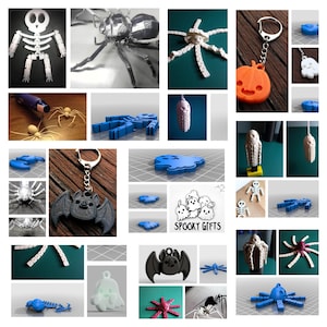 Halloween Haunted Home Decor Bundle STL 3d Drucker Dateien