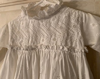 Vintage White Christening Dress