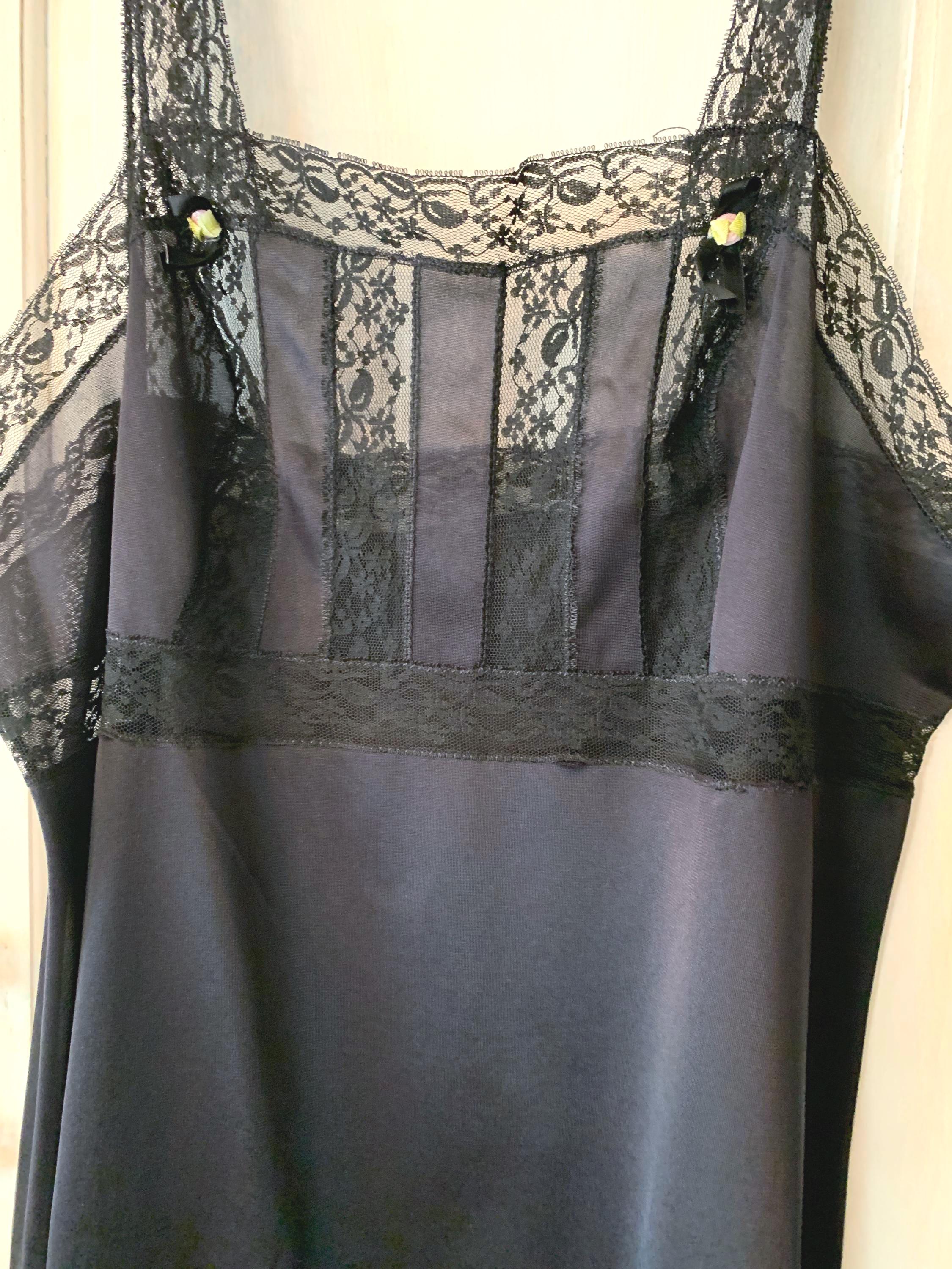 black under slips for dresses Whipped Slip in Black | Black Mini Slip Dress main image 1