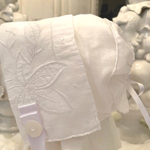 Gorro de pañuelo blanco