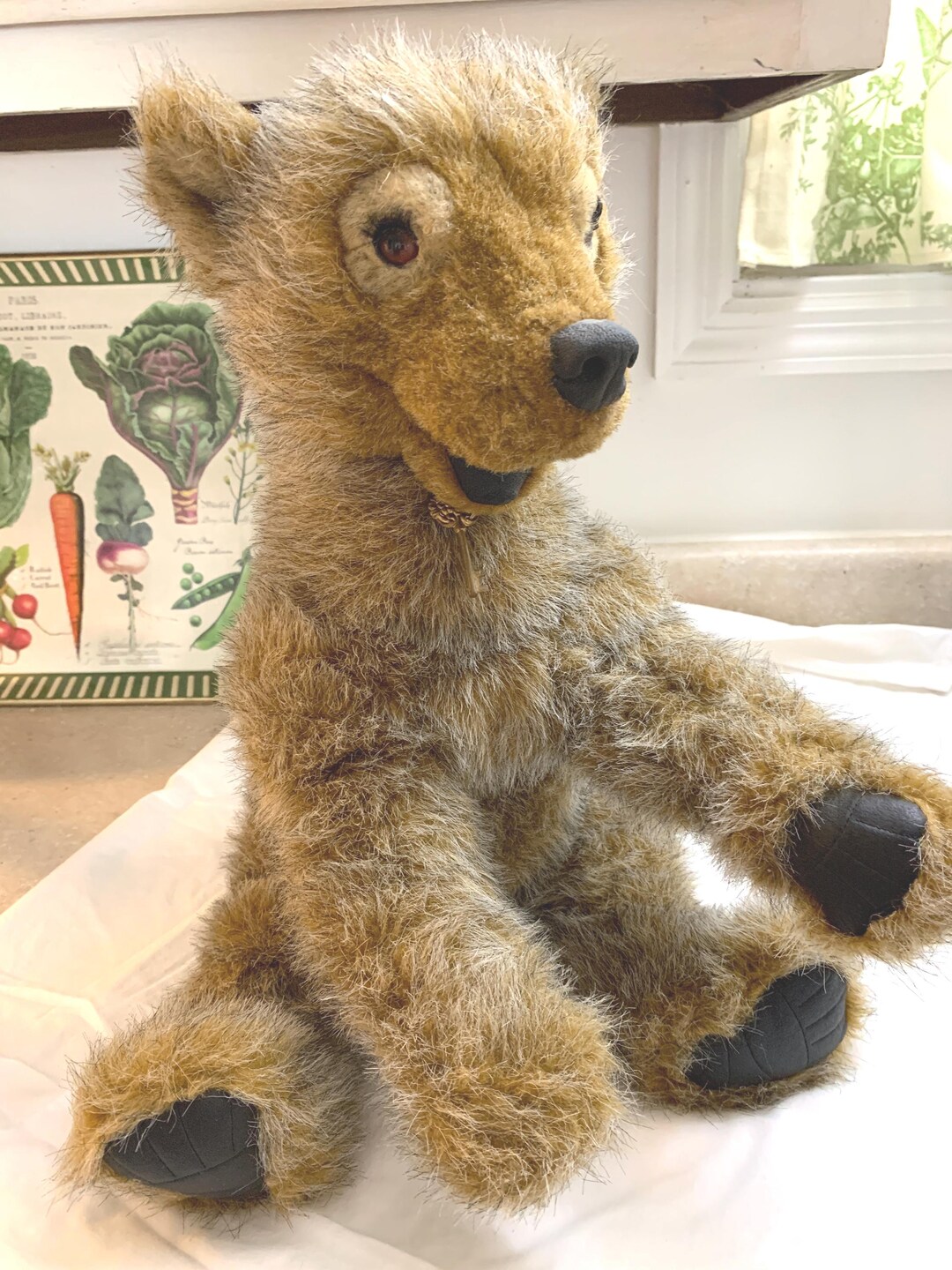 Mary Daub Rabbit Vintage Signed Mary Daub Artist Bear - Etsy