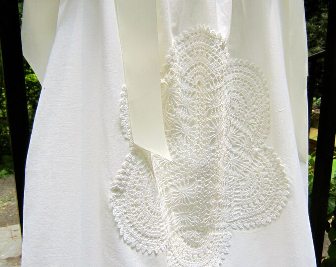 White Heirloom Pillowcase Dress Etsy