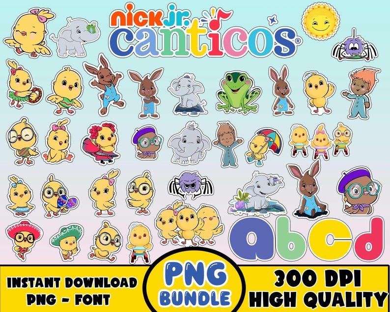 Instand Download Canticos Mega PNG Bundle - Digital File - Etsy