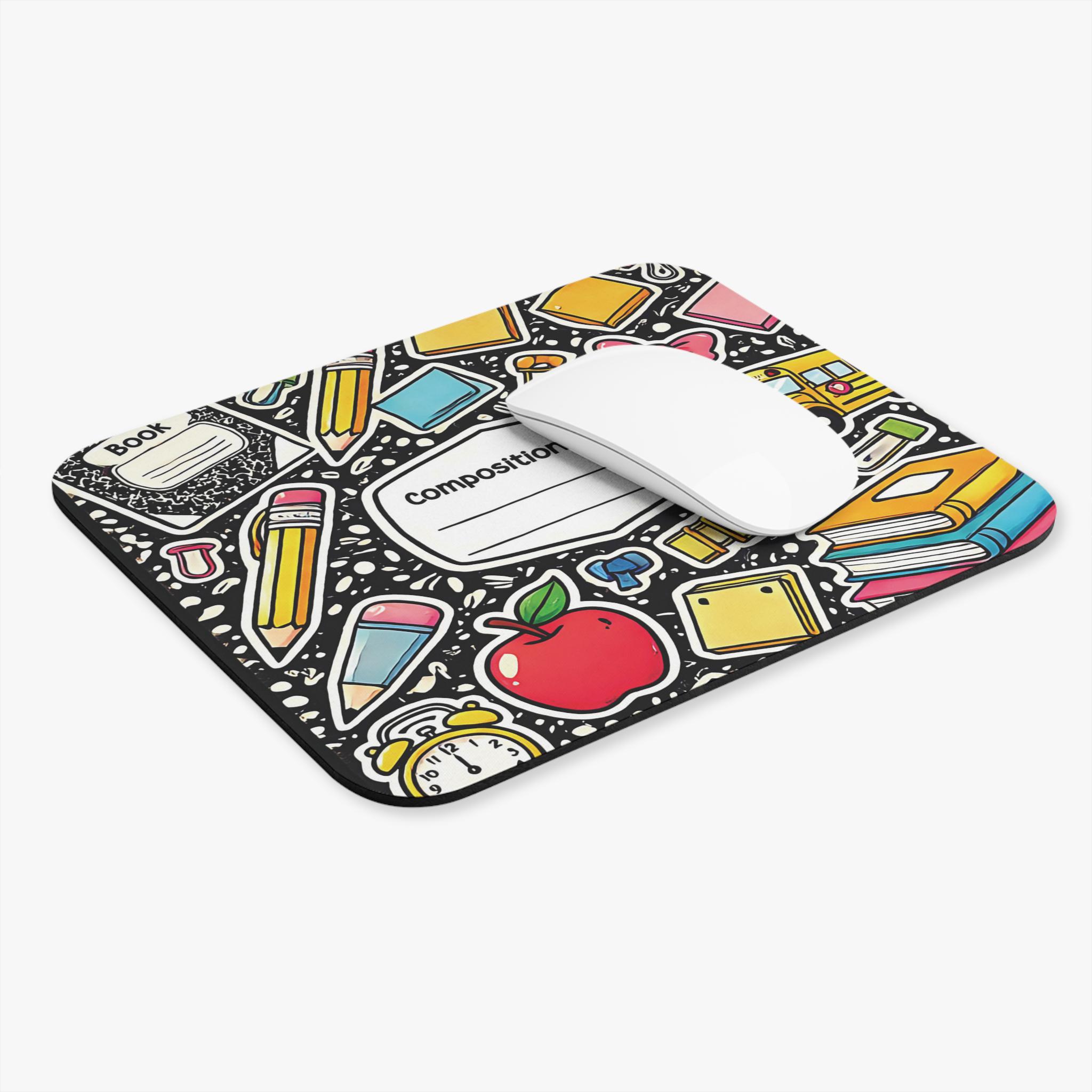 School Supplies Mouse Pad Composition Book Design for Students & Teachers - Thumbnail 5