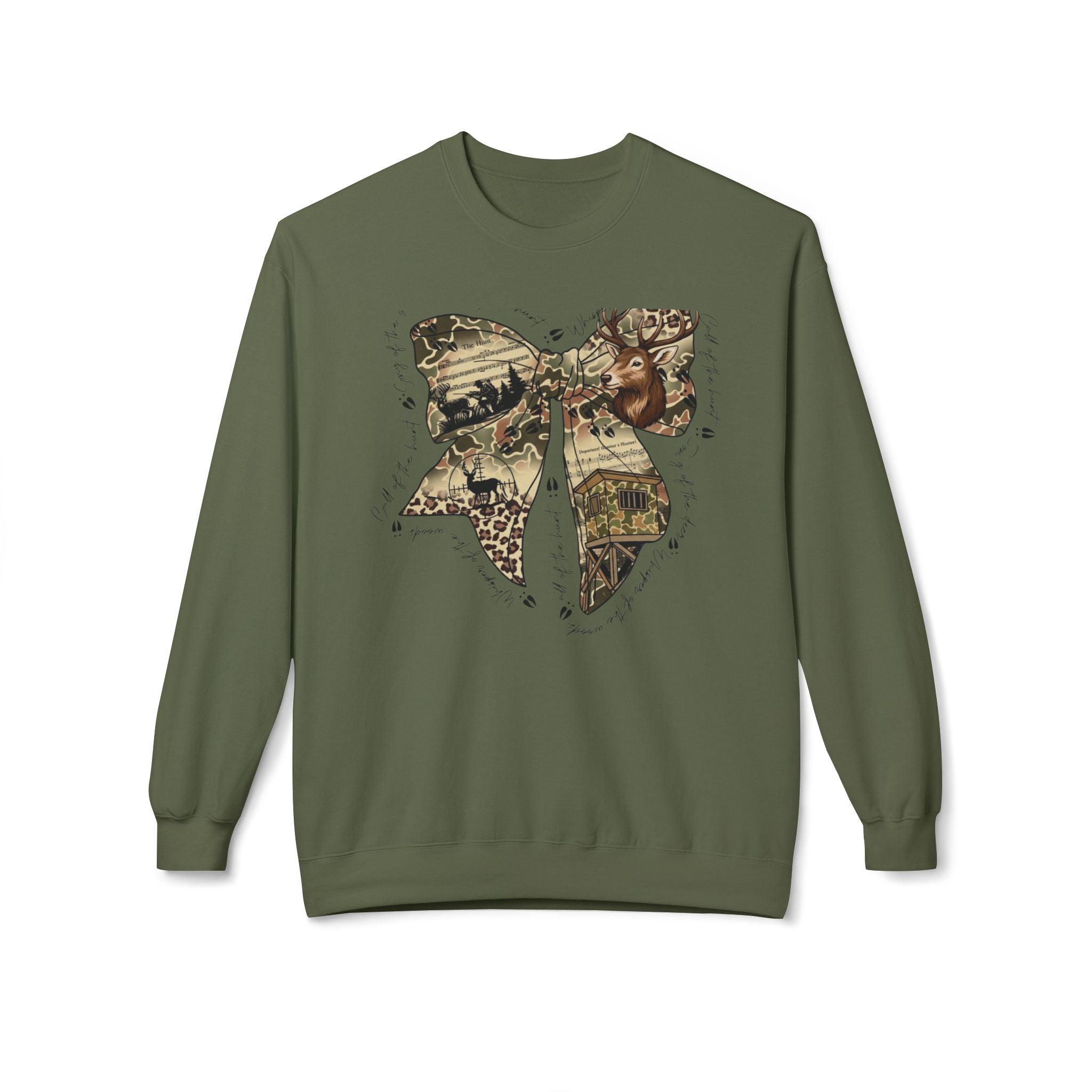 Backwoods Bow Fleece Womens Sweatshirt - Thumbnail 3