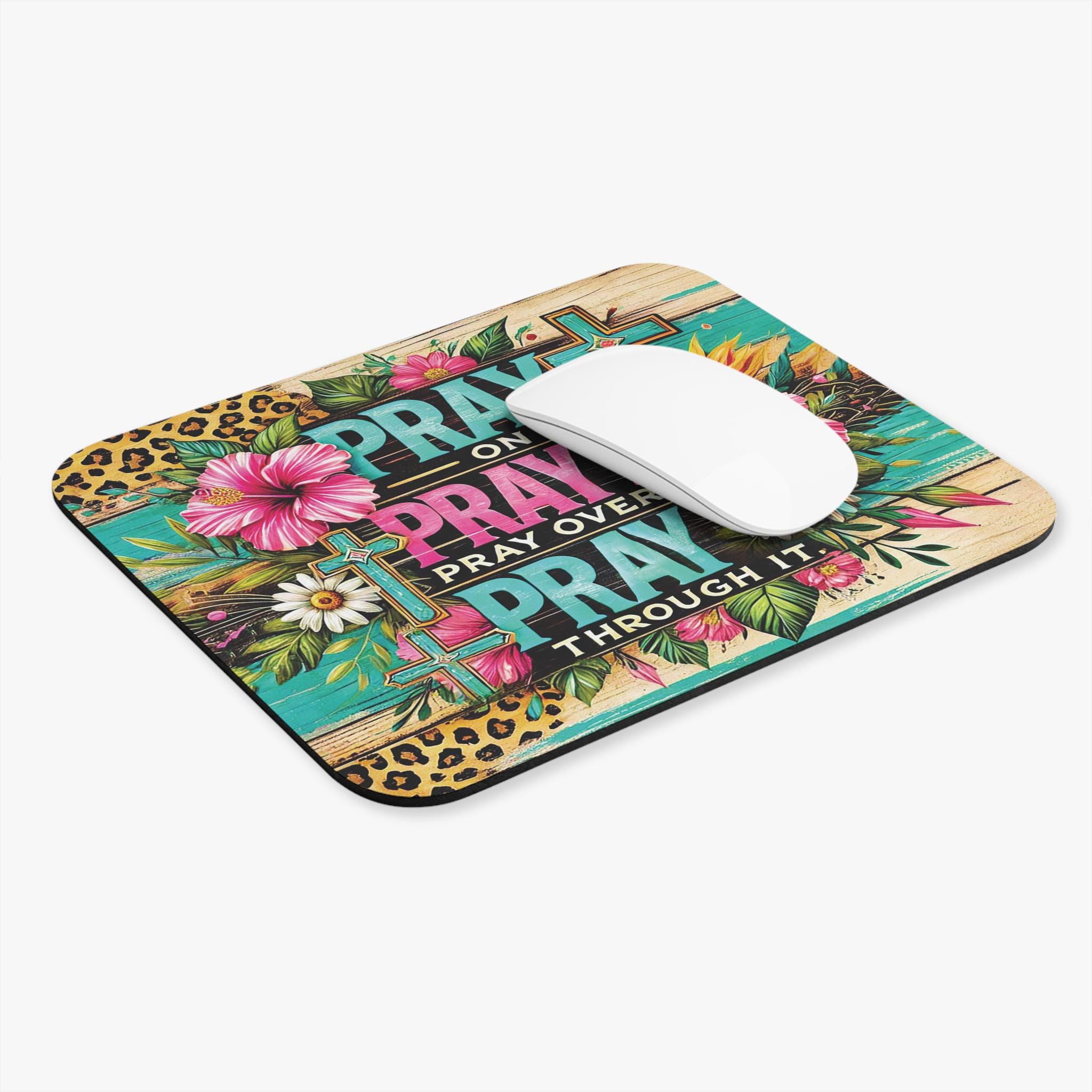 Inspirational Prayer Mouse Pad: Christian Desk Decor - Thumbnail 3