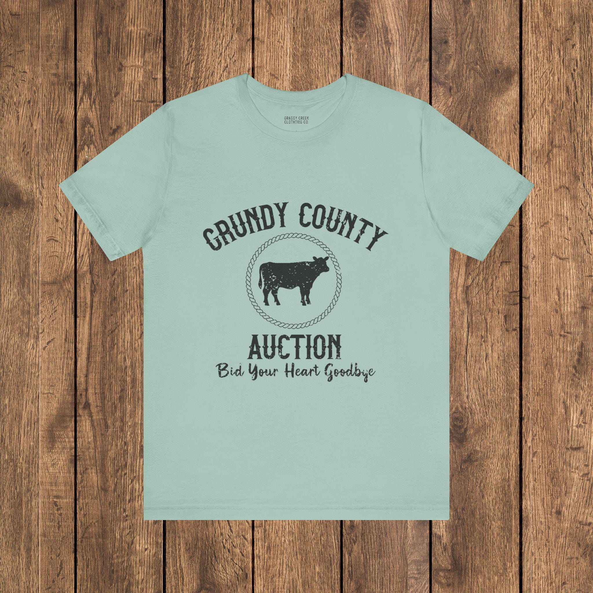 Grundy County Auction 90s Country Graphic T-Shirt - Thumbnail 5
