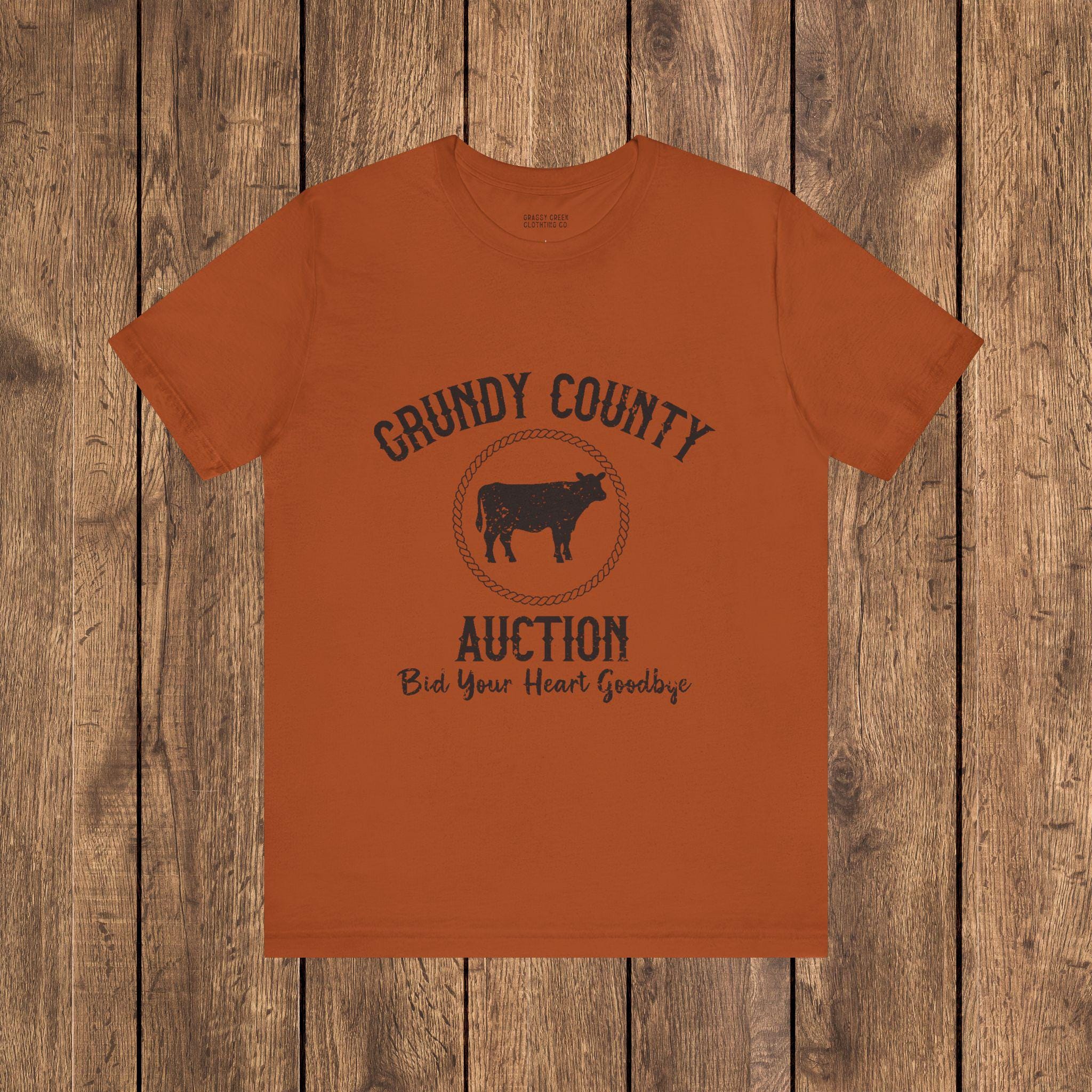 Grundy County Auction 90s Country Graphic T-Shirt - Thumbnail 3