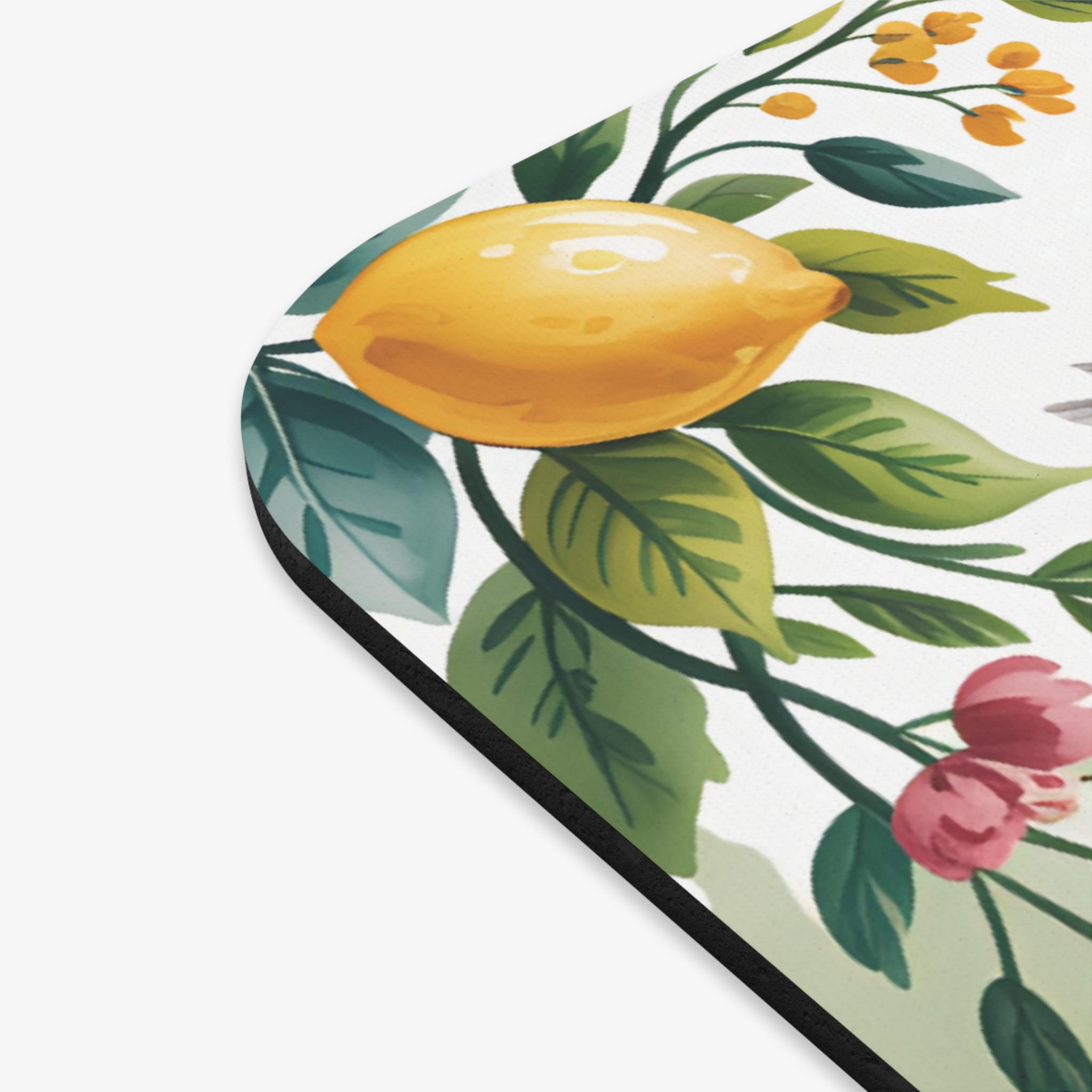 Faith and Sweet Tea Mouse Pad  Floral Bible Verse Design - Thumbnail 2