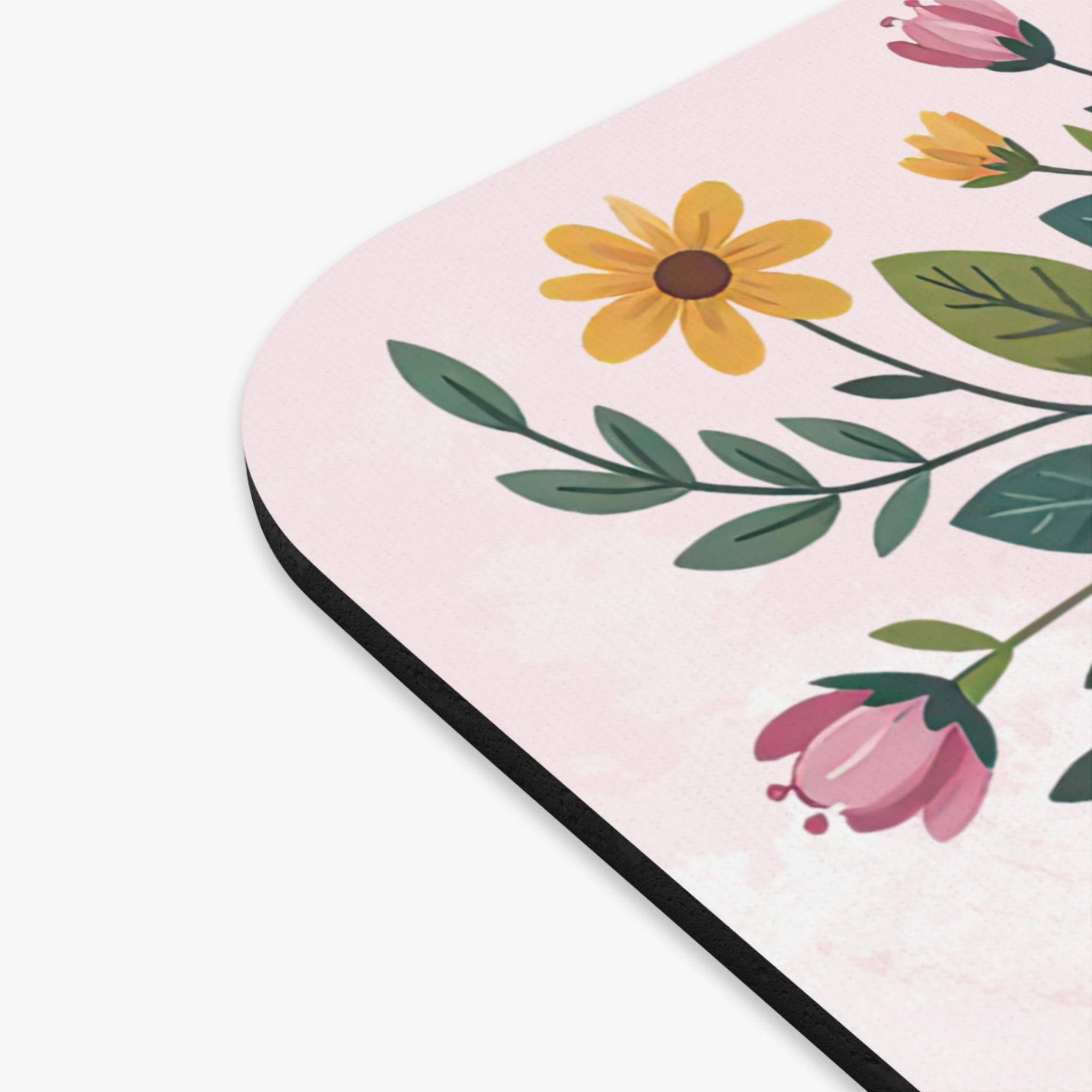 Rustic Floral Cross Mouse Pad Country Girl Faith and Chickens - Thumbnail 2