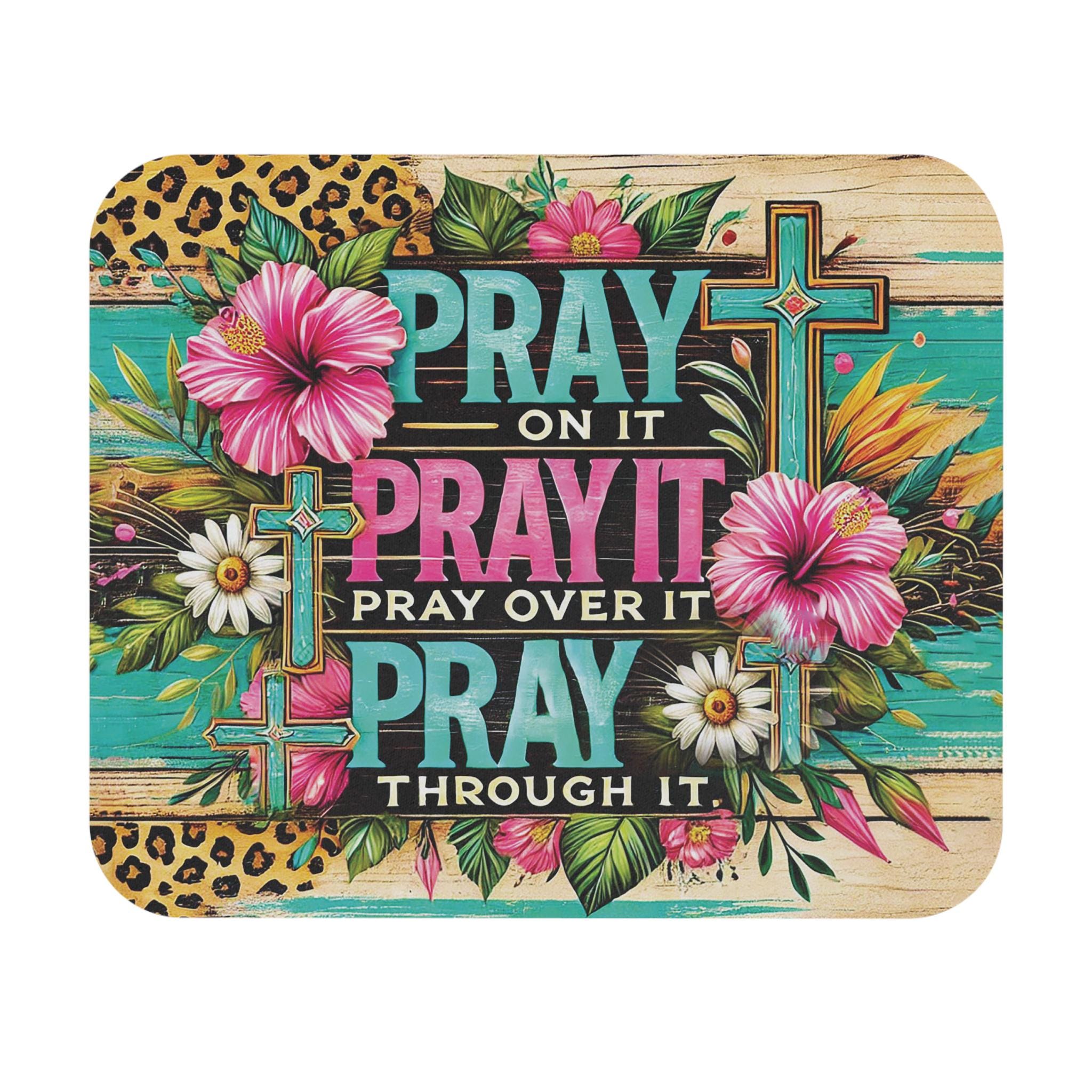 Inspirational Prayer Mouse Pad: Christian Desk Decor