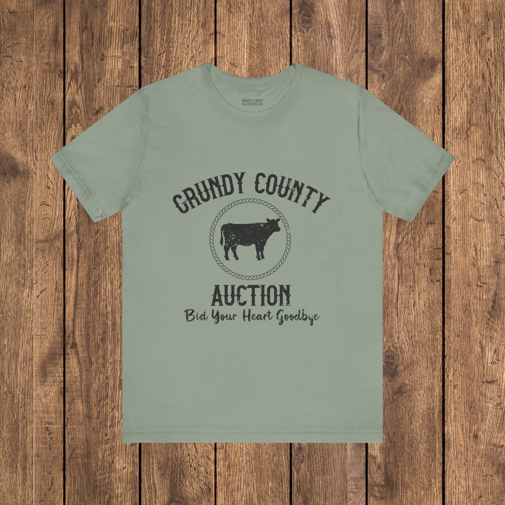 Grundy County Auction 90s Country Graphic T-Shirt - Thumbnail 4