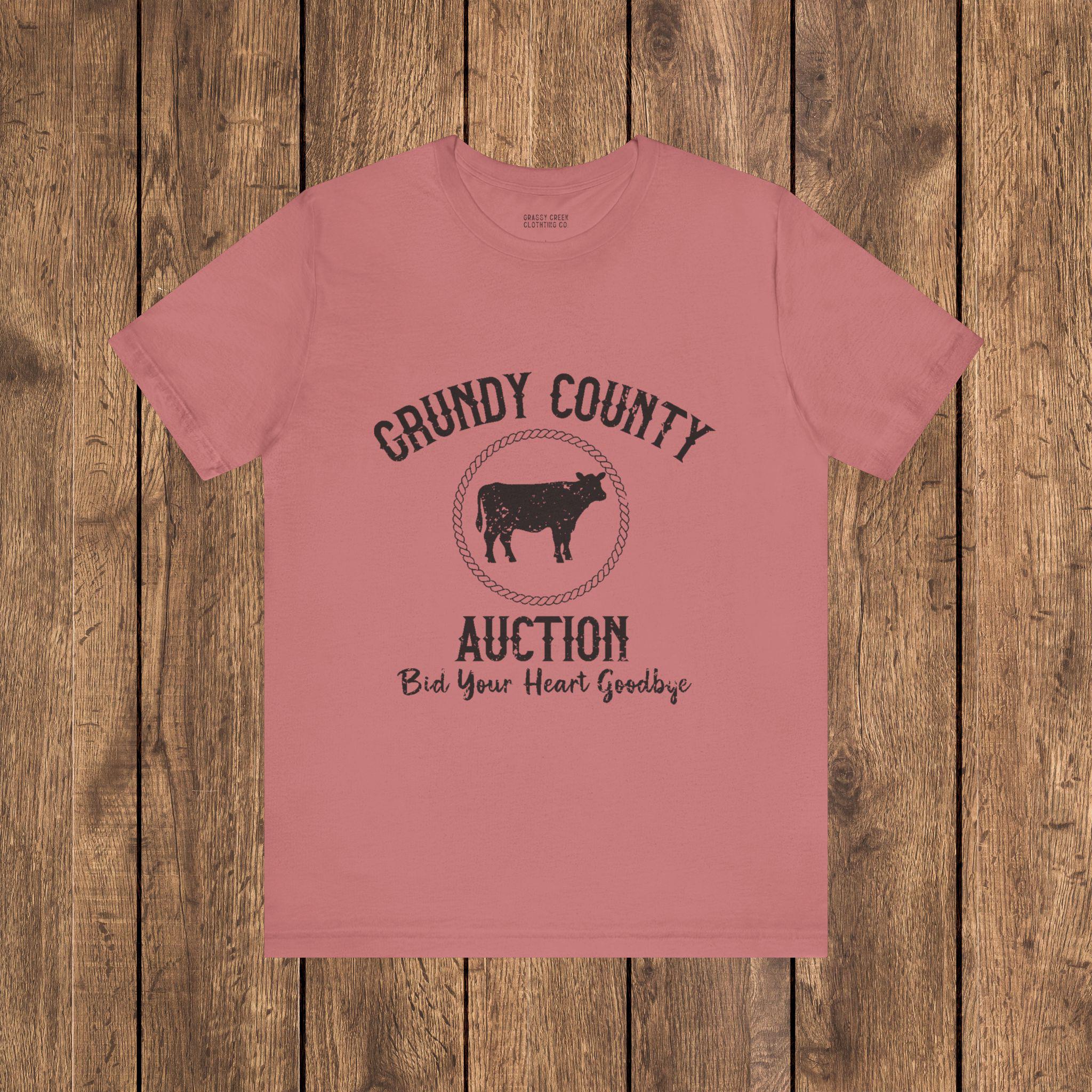 Grundy County Auction 90s Country Graphic T-Shirt - Thumbnail 2