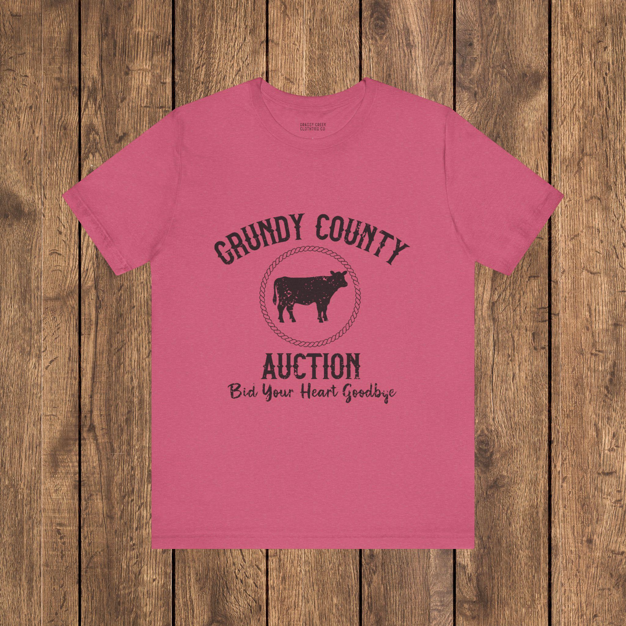 Grundy County Auction 90s Country Graphic T-Shirt - Thumbnail 7