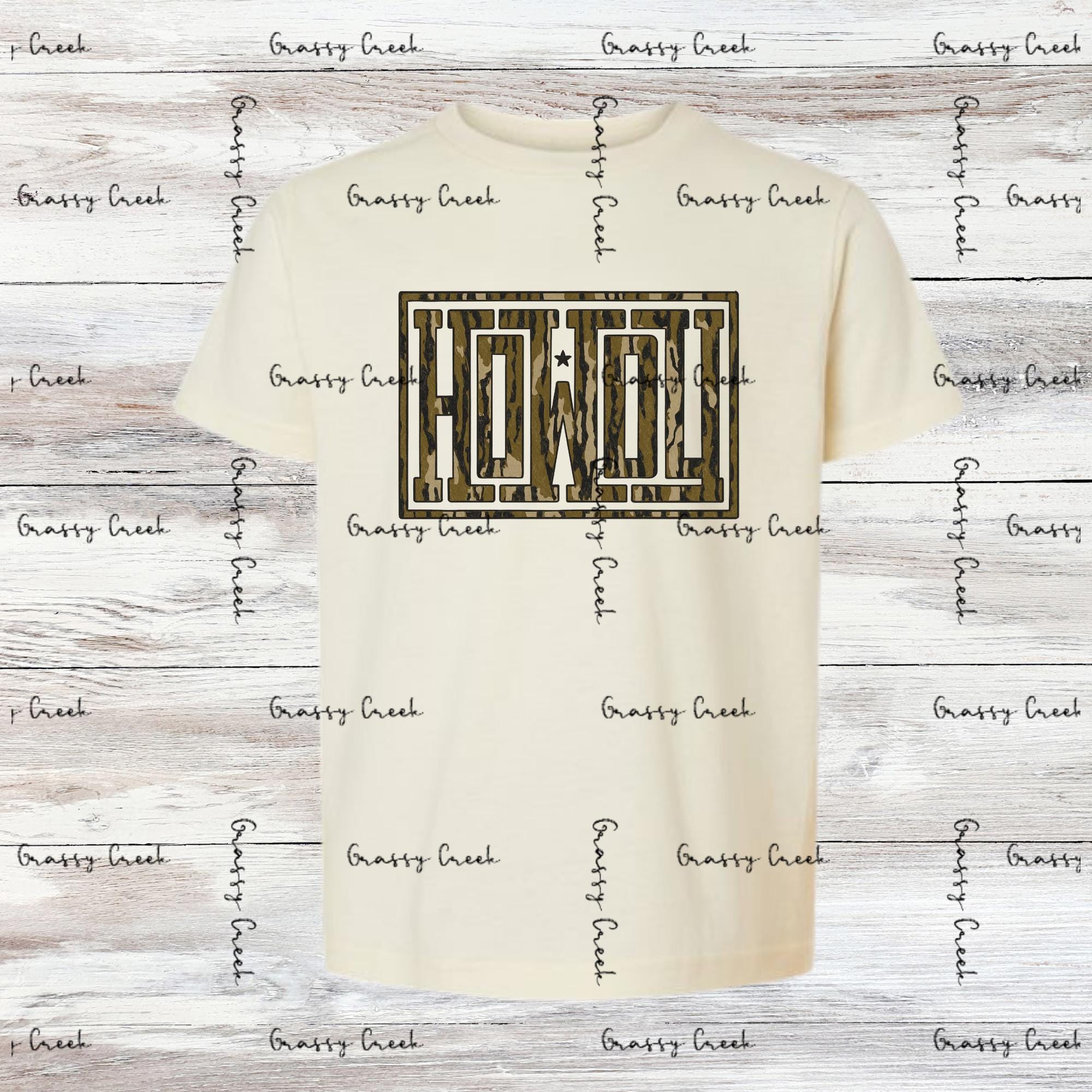 Howdy Camouflage Hunting Theme PNG - Digital Download