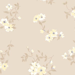 Estampado floral pequeño sin costuras: diseño floral repetitivo utilizado en textiles y decoración de superficies.