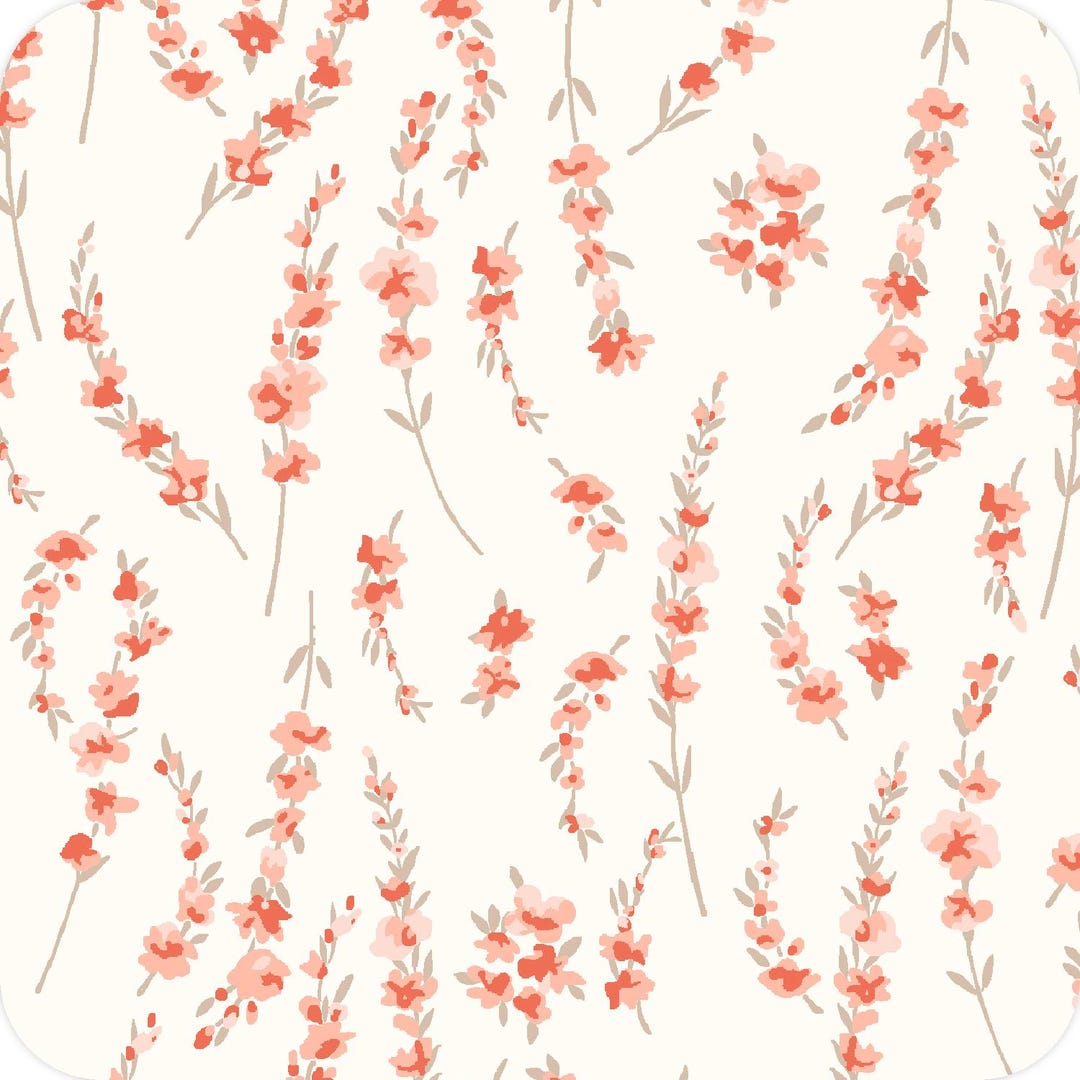 Timeless Tiny Floral Seamless Pattern, Delicate Hand Drawn Repeat for ...