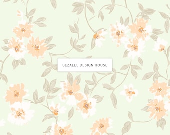 Floral Pattern for Surface Design – Seamless Repeat for Fabric, Textile & Home Surface Pattern