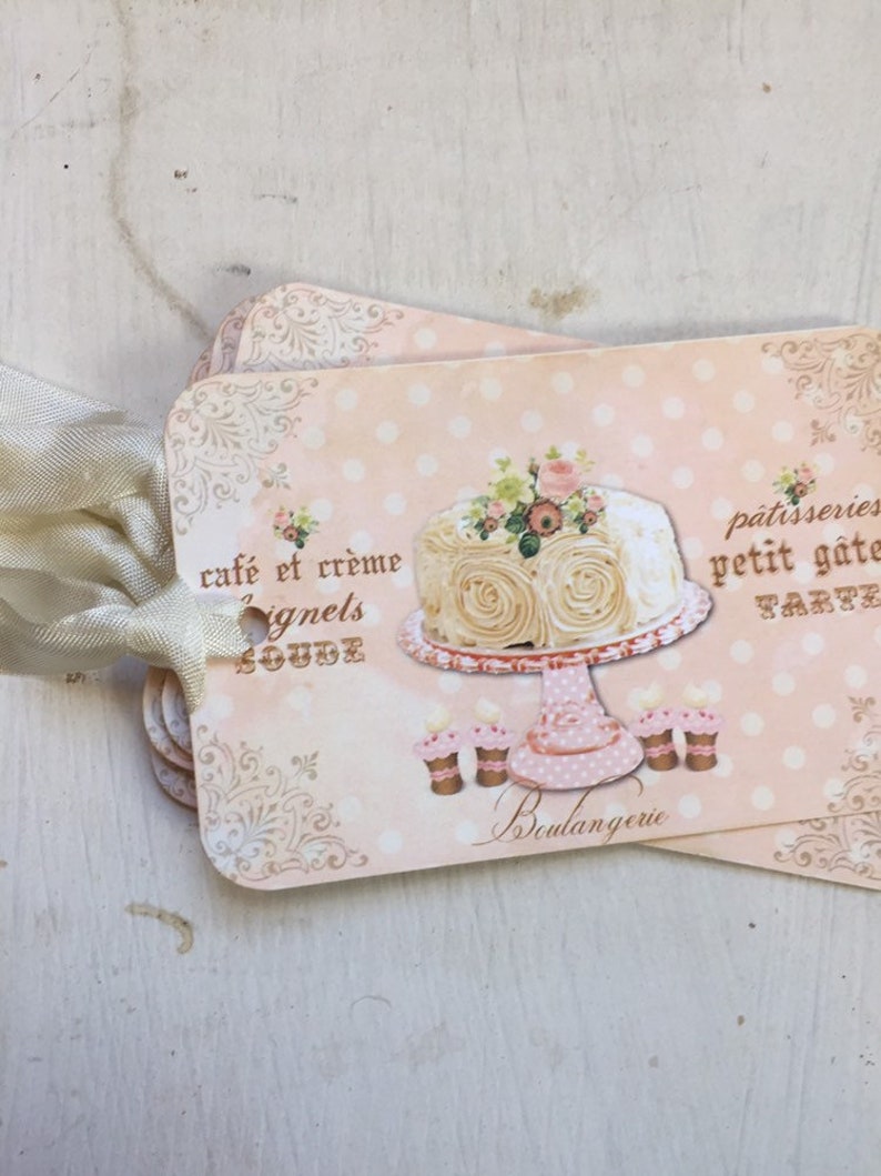 Gift s Pink Polka Dot French Tarte Petit Gateau s Cake Etsy