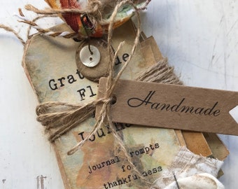 Handmade Gratitude Junk Journal: 30 Days of Thankfulness