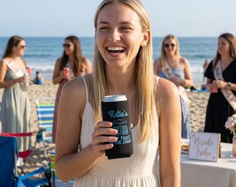 Bachelorette Beach Weekend Can Cooler | Bridesmaid Party Favors