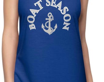 Vestido de espalda cruzada con ancla de Boat Season / ropa de playa náutica de verano