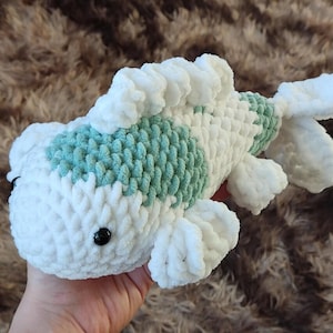 Koi Fish Crochet Pattern PDF, Amigurumi Fish Pattern, Plush Koi Carp Toy Tutorial, Beginner Friendly Crochet Toy, Digital Download image 7