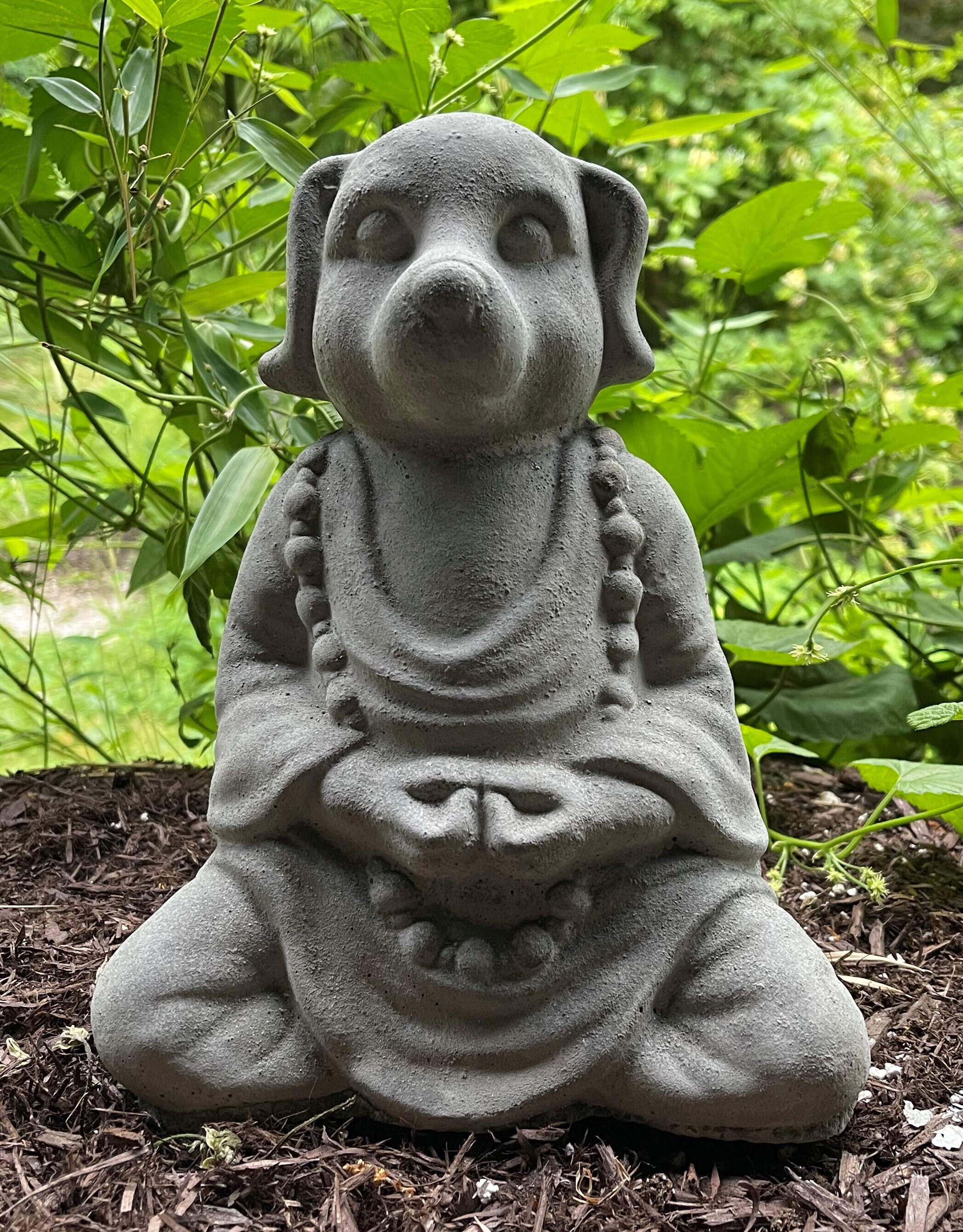 Buddha Dog Statue great size Etsy