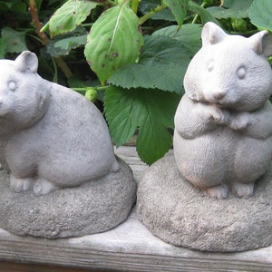 Hamster Statues (Set of 2)