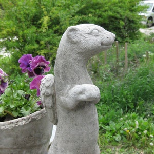 Ferret with Angel Wings Statue