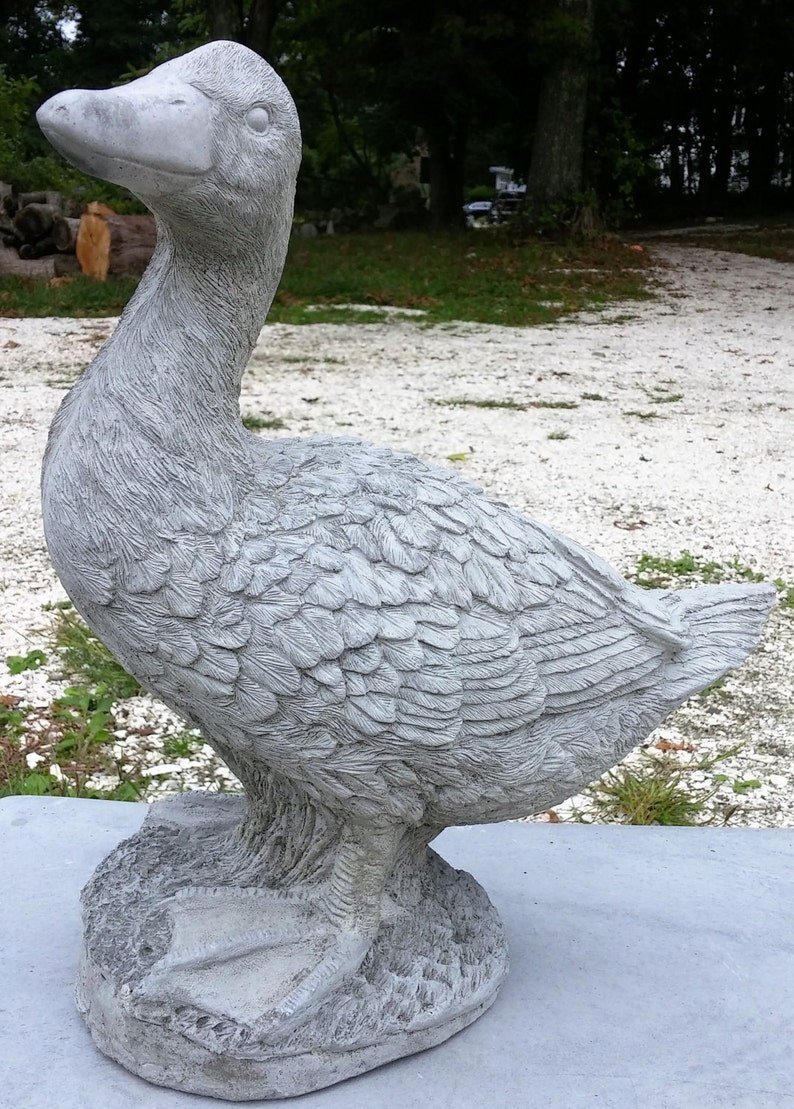 Mama Duck & Ducklings set of 3 Concrete Statues Etsy